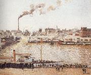 Camille Pissarro View of Rouen oil